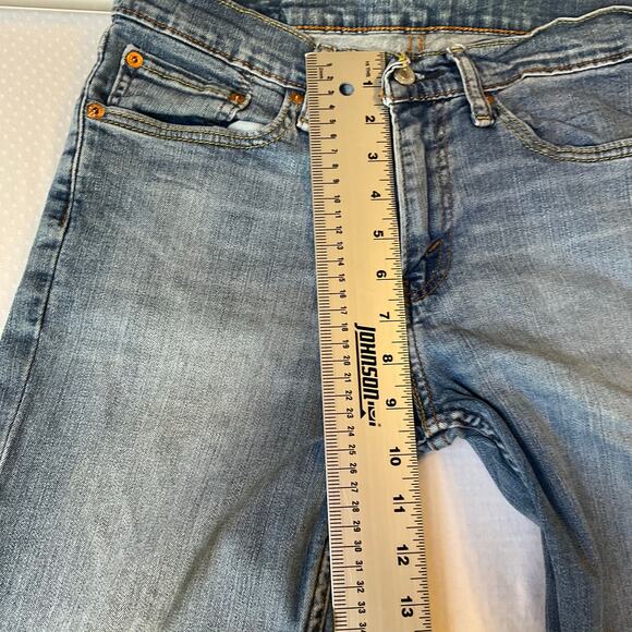 Levi’s Women Jeans 511 size W31 L32 Blue High Rise Slim Straight Leg Boot Cut - Picture 5 of 12